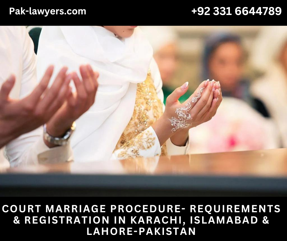 Court Marriage in Lahore-Procedure