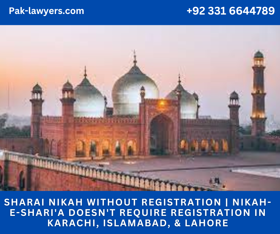 Sharai Nikah Require