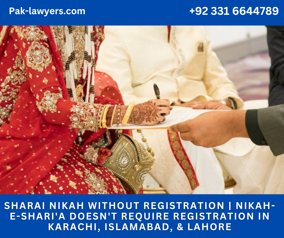 Sharai Nikah Require