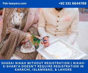 Sharai Nikah Require