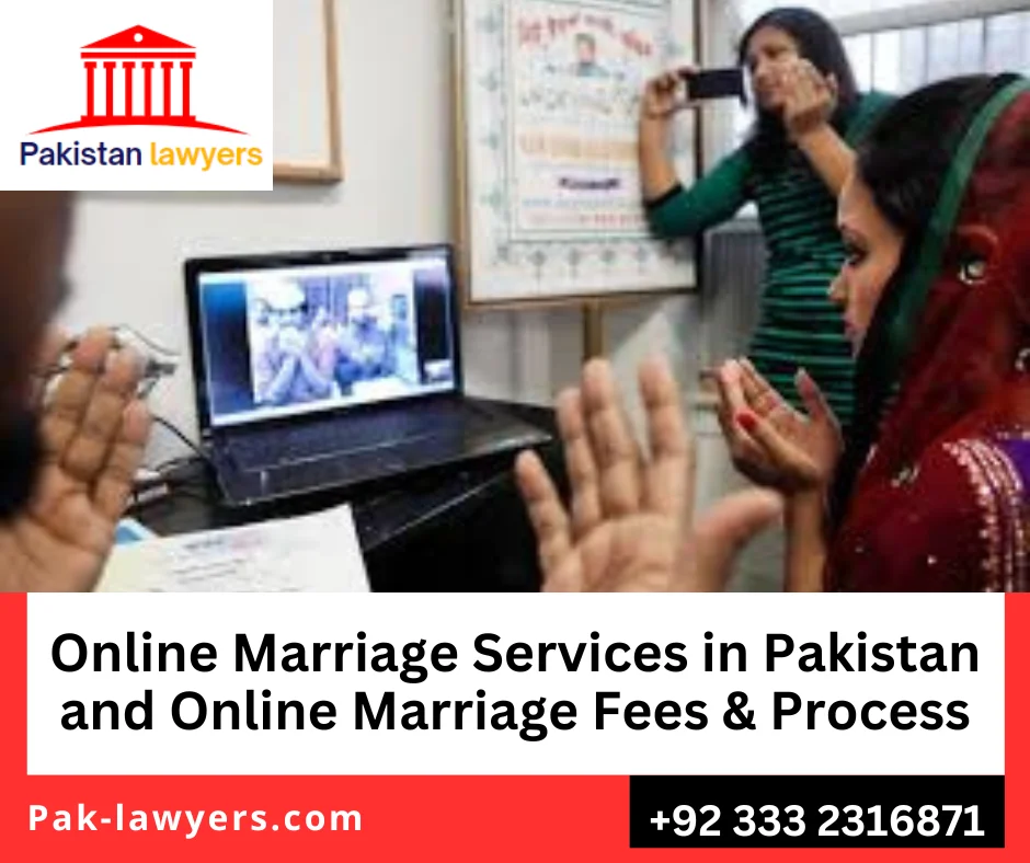 Online marriage process in Pakistan