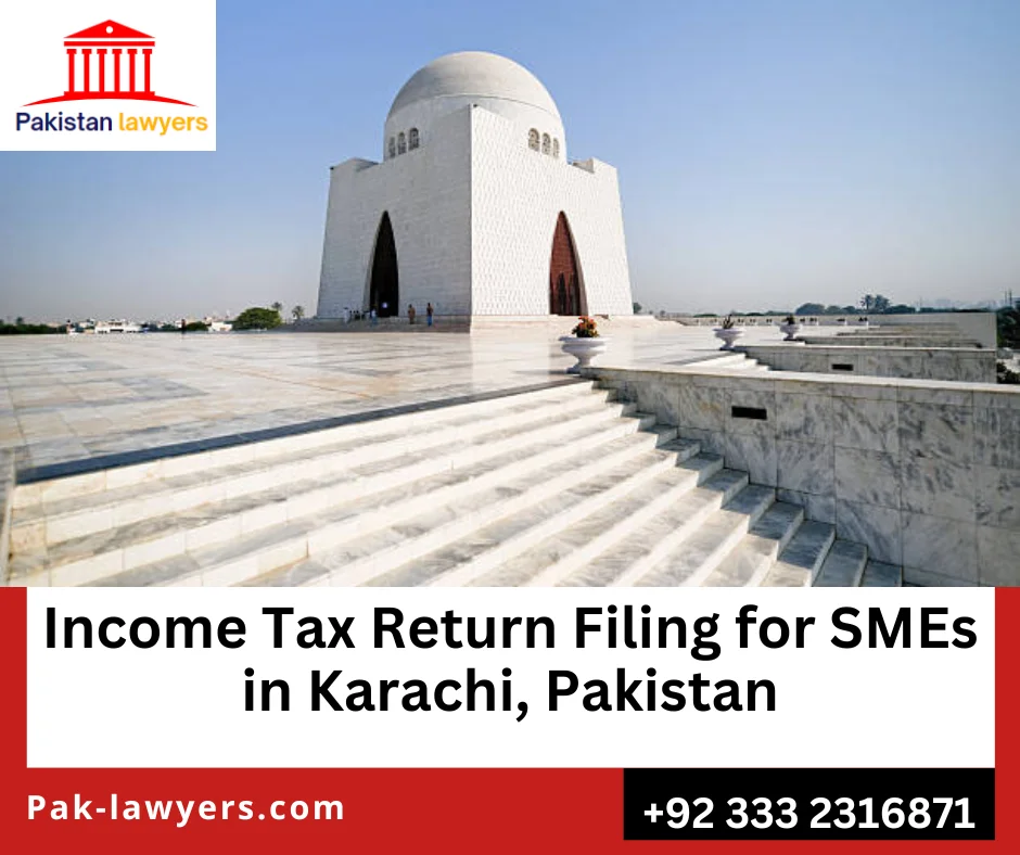 Income tax return filing for SMEs in Karachi